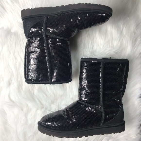 UGG Shoes - UGG Classic Short Sparkle Genuine Shearling Boot